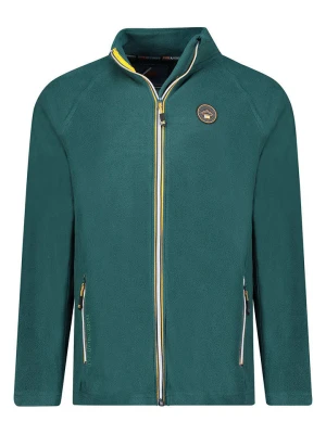 Geographical Norway Kurtka polarowa "Tugim" w kolorze ciemnozielonym rozmiar: S
