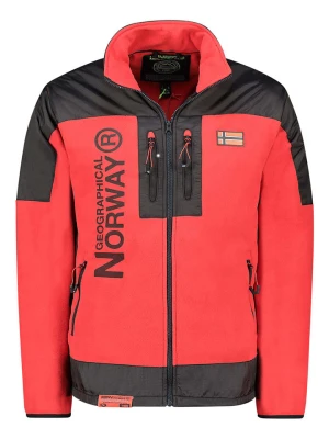 Geographical Norway Kurtka polarowa "Tulene" w kolorze czerwonym rozmiar: S