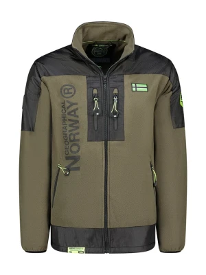Geographical Norway Kurtka polarowa "Tulene" w kolorze khaki rozmiar: M