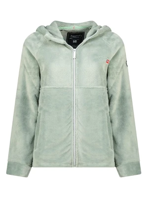 Geographical Norway Kurtka polarowa "Ulotta" w kolorze jasnozielonym rozmiar: L