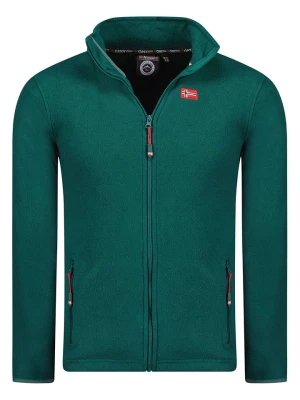 Geographical Norway Kurtka polarowa "Ulysse" w kolorze ciemnozielonym rozmiar: 176
