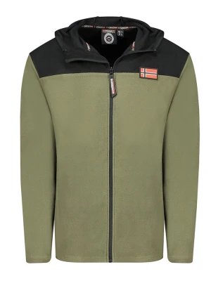 Geographical Norway Kurtka polarowa "Uniclerc" w kolorze khaki rozmiar: M
