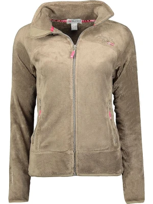 Geographical Norway Kurtka polarowa "Upaline" w kolorze beżowym rozmiar: 152