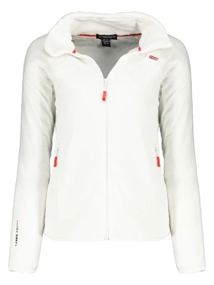 Geographical Norway Kurtka polarowa "Upaline" w kolorze białym rozmiar: XXL