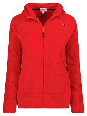 Geographical Norway Kurtka polarowa "Upalood" w kolorze czerwonym rozmiar: S