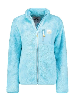 Geographical Norway Kurtka polarowa "Upecious" w kolorze turkusowym rozmiar: L