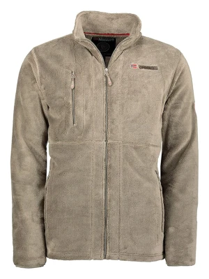 Geographical Norway Kurtka polarowa "Upload" w kolorze beżowo-szarym rozmiar: XL