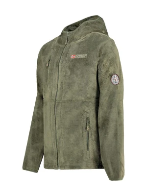 Geographical Norway Kurtka polarowa "Upload" w kolorze khaki rozmiar: 3XL