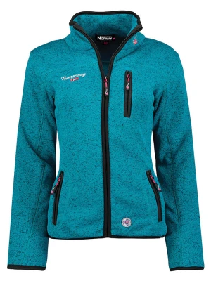 Geographical Norway Kurtka polarowa w kolorze turkusowym rozmiar: XXL
