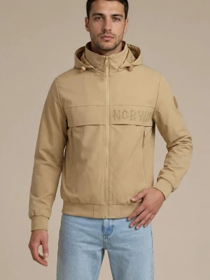 Geographical Norway Kurtka przejściowa "Batego" w kolorze beżowym rozmiar: S