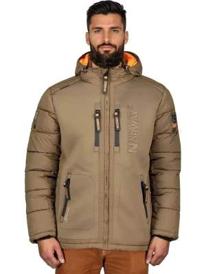 Geographical Norway Kurtka puchowa "Beachwood" w kolorze jasnobrązowym rozmiar: M