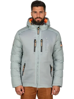 Geographical Norway Kurtka puchowa "Beachwood" w kolorze szarym rozmiar: 3XL
