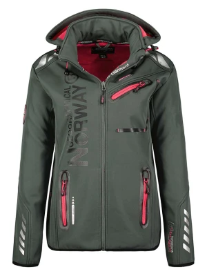 Geographical Norway Kurtka softshellowa "Reine" w kolorze khaki rozmiar: XXL