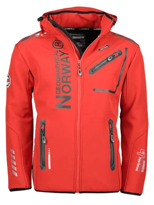 Geographical Norway Kurtka softshellowa "Royaute" w kolorze czerwonym rozmiar: S