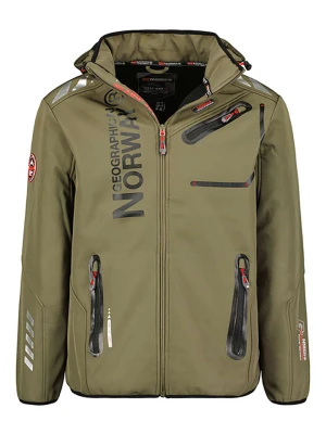 Geographical Norway Kurtka softshellowa "Royaute" w kolorze khaki rozmiar: 128