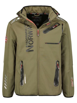Geographical Norway Kurtka softshellowa "Royaute" w kolorze khaki rozmiar: XXL