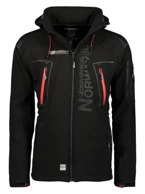 Geographical Norway Kurtka softshellowa "Techno" w kolorze czarnym rozmiar: M