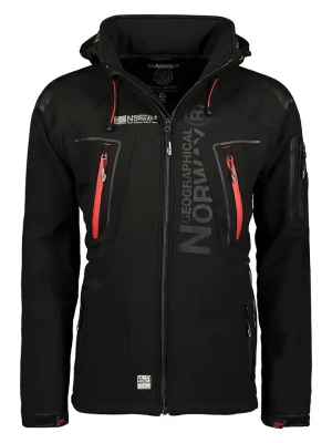Geographical Norway Kurtka softshellowa "Techno" w kolorze czarnym rozmiar: L