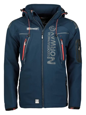 Geographical Norway Kurtka softshellowa "Techno" w kolorze granatowym rozmiar: XL