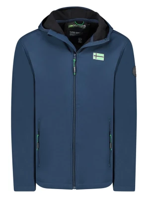Geographical Norway Kurtka softshellowa "Tesk" w kolorze granatowym rozmiar: XL