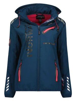 Geographical Norway Kurtka softshellowa w kolorze granatowym rozmiar: XXL