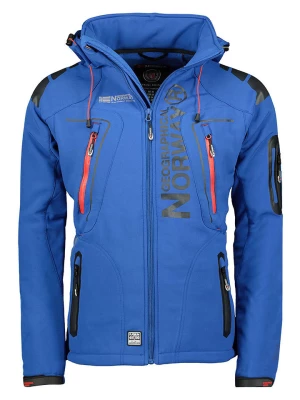 Geographical Norway Kurtka softshellowa w kolorze niebieskim rozmiar: M