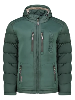 Geographical Norway Kurtka zimowa "Beachwood" w kolorze ciemnozielonym rozmiar: L