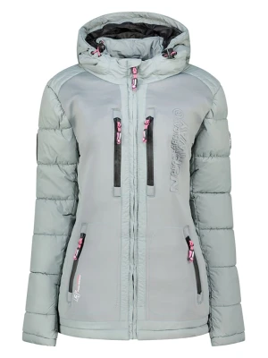 Geographical Norway Kurtka zimowa "Beachwood" w kolorze szarym rozmiar: M