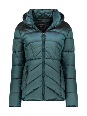 Geographical Norway Kurtka zimowa "Blanche" w kolorze ciemnozielonym rozmiar: XXL