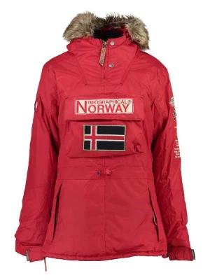 Geographical Norway Kurtka zimowa "Boomera" w kolorze czerwonym rozmiar: M