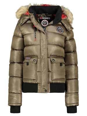 Geographical Norway Kurtka zimowa "Bugs" w kolorze khaki rozmiar: XXL