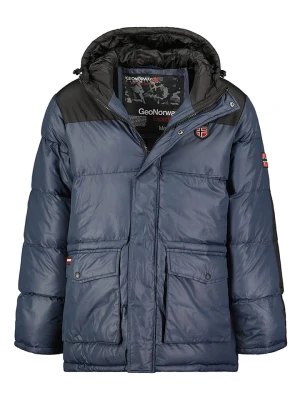 Geographical Norway Kurtka zimowa "Cisar" w kolorze granatowo-czarnym rozmiar: XXL