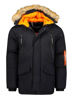 Geographical Norway Parka "Arnold" w kolorze granatowym rozmiar: L