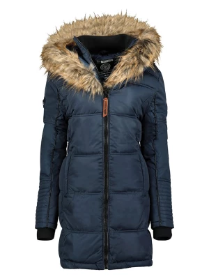 Geographical Norway Parka "Beautiful" w kolorze granatowym rozmiar: L