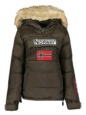 Geographical Norway Parka "Belancolie" w kolorze khaki rozmiar: 164