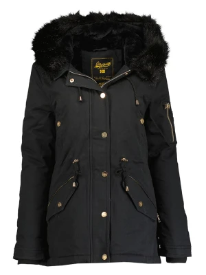 Geographical Norway Parka "Boldina" w kolorze czarnym rozmiar: L