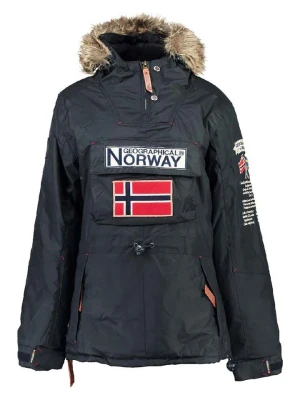 Geographical Norway Parka "Boomera" w kolorze granatowym rozmiar: L