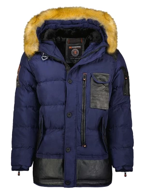 Geographical Norway Parka "Busseldorf" w kolorze granatowym rozmiar: M