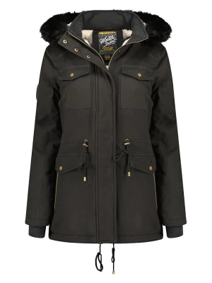 Geographical Norway Parka "Celeste" w kolorze czarnym rozmiar: XL