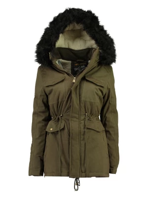 Geographical Norway Parka "Celeste" w kolorze oliwkowym rozmiar: S