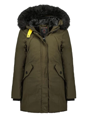 Geographical Norway Parka "Cherifa" w kolorze oliwkowym rozmiar: L