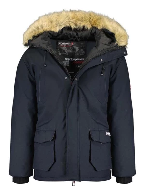 Geographical Norway Parka "Claude" w kolorze granatowym rozmiar: 140