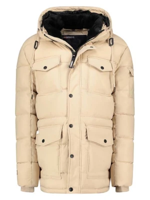 Geographical Norway Parka "Corlas" w kolorze beżowym rozmiar: L