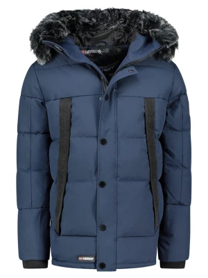 Geographical Norway Parka "Delote" w kolorze granatowym rozmiar: S