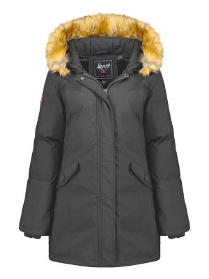 Geographical Norway Parka "Dinasty" w kolorze antracytowym rozmiar: M