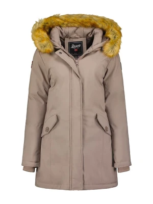 Geographical Norway Parka "Dinasty" w kolorze szarobrązowym rozmiar: M