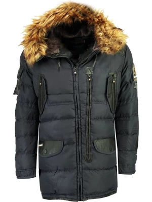 Geographical Norway Parka zimowa "Biphone" w kolorze granatowym rozmiar: XXL