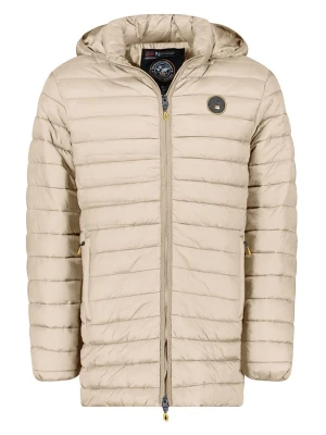 Geographical Norway Płaszcz pikowany "Amigomap" w kolorze beżowym rozmiar: 3XL