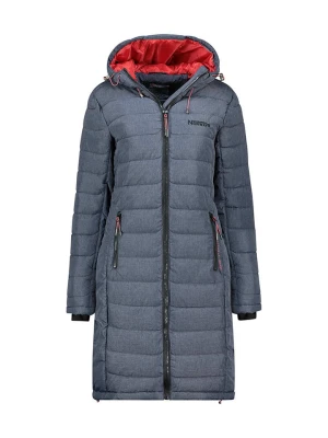Geographical Norway Płaszcz pikowany "Aroma" w kolorze granatowym rozmiar: S