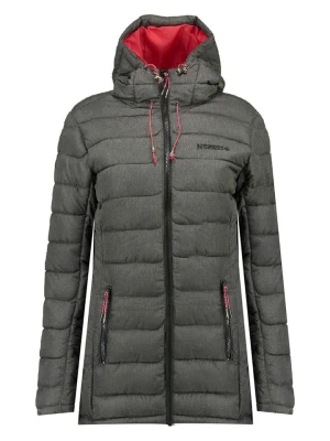 Geographical Norway Płaszcz pikowany "Astana" w kolorze szarym rozmiar: M